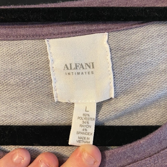 Alfani Intimates Long Sleeve Sleepshirt Ombre - Picture 2 of 3